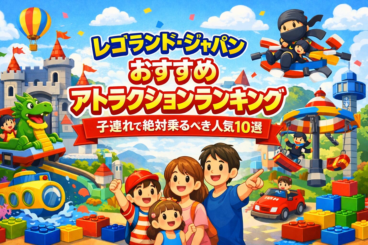 レゴランド・ジャパンおすすめアトラクションランキング|子連れで絶対乗るべき人気10選 | 子連れテーマパーク完全ガイド